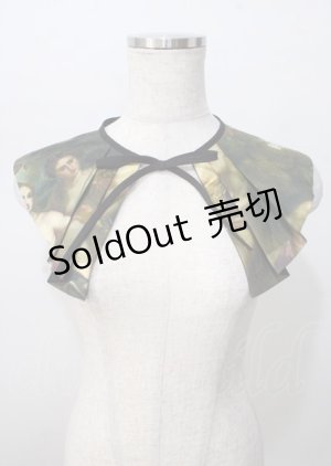 画像: microcosm / 黄金の林檎　付け襟  グリーン Y-25-07-18-023-GO-ZA-SZ-ZY