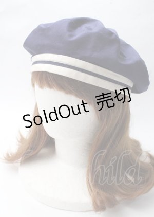 画像: Victorian maiden / HATロイヤルマリンベレー  紺 Y-25-07-18-027-CL-ZA-AS-ZY