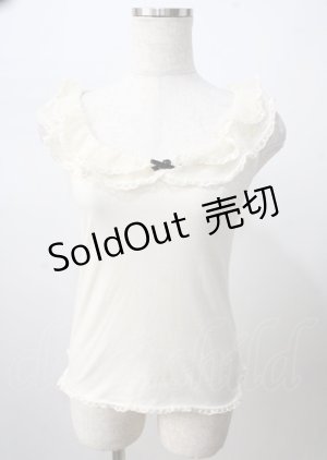 画像: LIZ LISA / レースタンクトップ  生成り Y-25-07-18-034-LO-TO-SZ-ZI