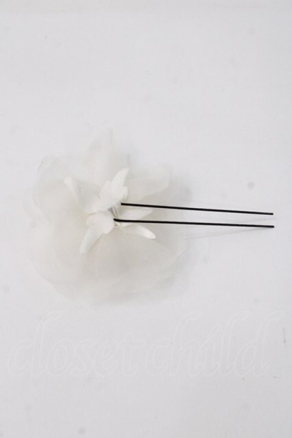 画像2: PINK HOUSE / コサージュピン  白 Y-25-07-21-005-LO-ZA-SZ-ZY (2)
