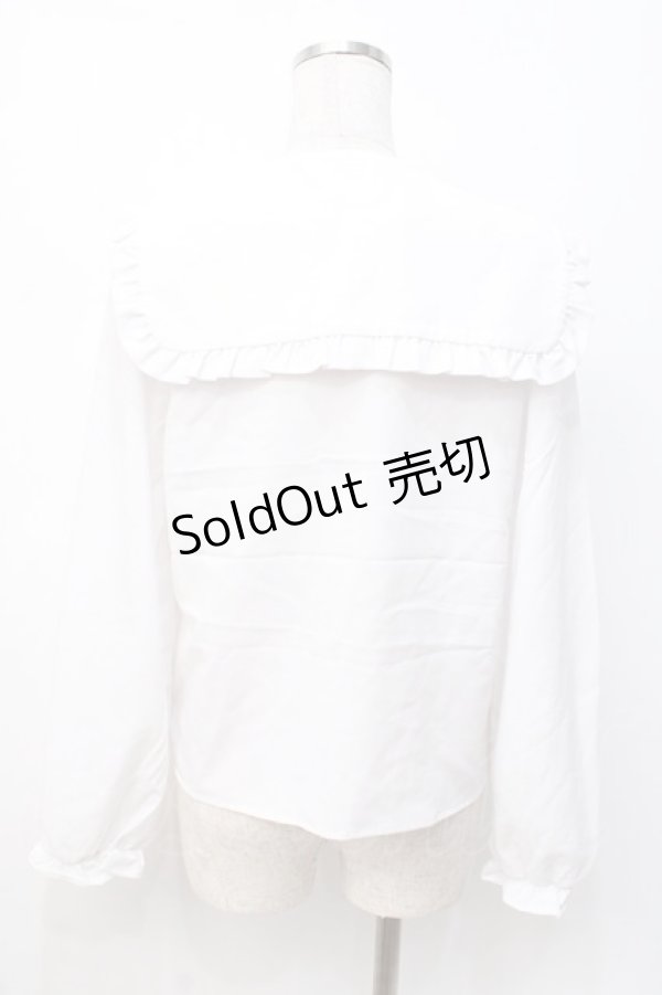 画像3: Honey Cinnamon / セーラーブラウス F 白 Y-25-07-21-045-LO-BL-SZ-ZY (3)