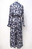 画像3: axes femme / ローズレターパジャマセット  紺 Y-25-07-21-052-AX-TO-SZ-ZT476 (3)