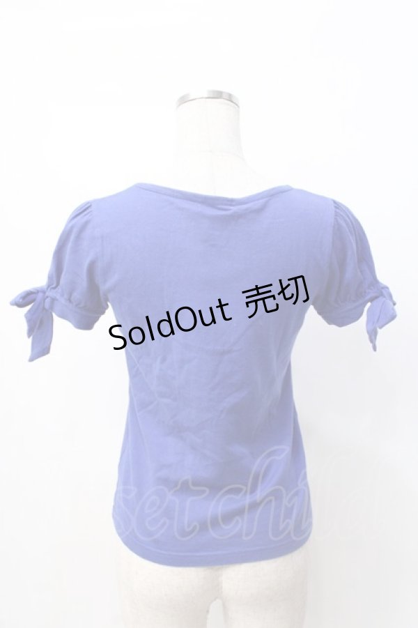 画像3: Emily Temple cute / リボンパフカットソー  青 Y-25-07-21-060-ET-TO-SZ-ZT102 (3)