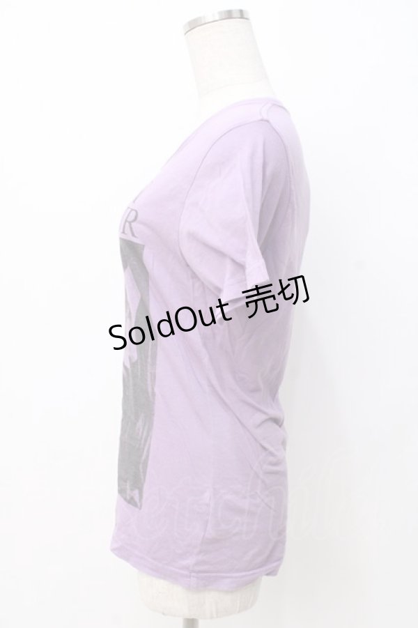 画像2: HYSTERIC GLAMOUR / ヒスガールラメTシャツ F パープル Y-25-07-21-080-PU-TS-SZ-ZT021 (2)