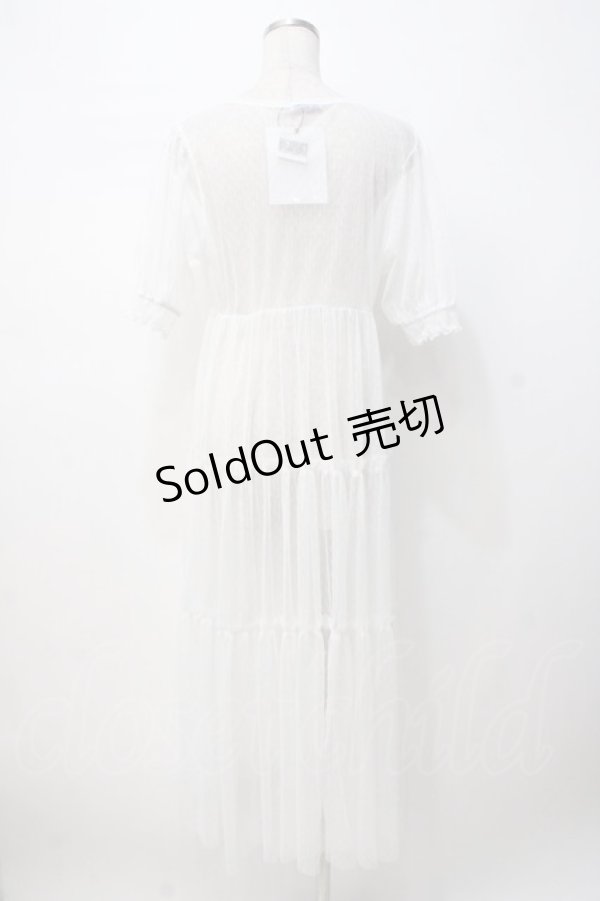 画像3: axes femme POETIQUE / 透かし裾レースロングカーディガン  白 Y-25-07-21-089-AX-TO-AS-ZY (3)
