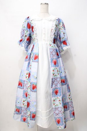 画像: axes femme kawaii / ハピネスベリーワンピース M サックス Y-25-07-21-100-AX-OP-SZ-ZY