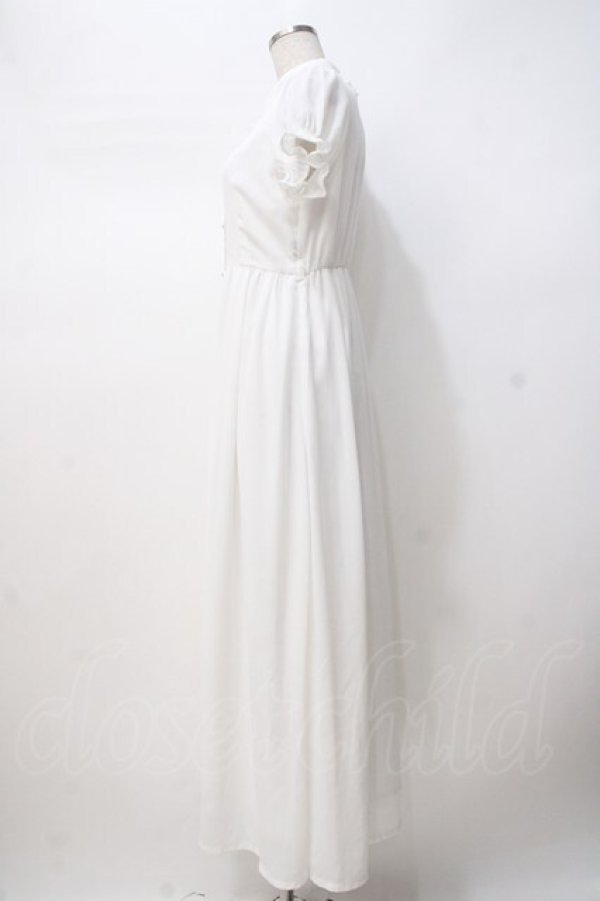 画像2: Ank Rouge / VintageLikeワンピース M 白 Y-25-07-21-101-CA-OP-SZ-ZY (2)