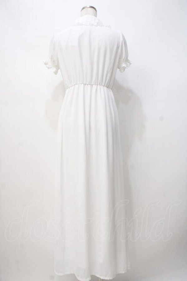 画像3: Ank Rouge / VintageLikeワンピース M 白 Y-25-07-21-101-CA-OP-SZ-ZY (3)