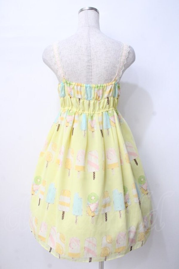 画像3: Leur Getter / アイスキャンディーキャミワンピース  イエロー Y-25-07-21-105-LU-OP-SZ-ZT197 (3)