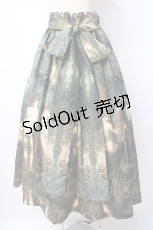 画像: microcosm / 黄金の林檎　ギャザースカート  グリーン Y-25-07-21-111-GO-SK-SZ-ZY