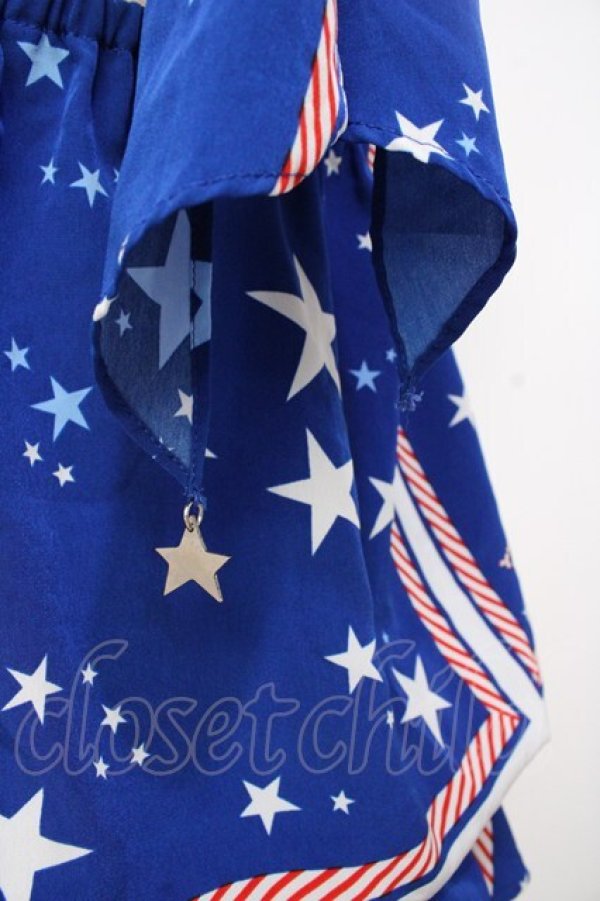 画像4: MILK / starスカーフキャミ  青 Y-25-07-21-112-ML-TO-SZ-ZT195 (4)