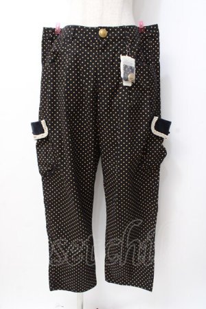 画像: Franche Lippee / ドットパンツ 黒 Y-25-07-21-113-LO-PA-SZ-ZT0725Y