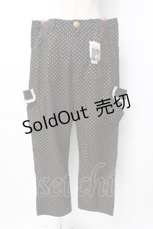 画像: Franche Lippee / ドットパンツ 黒 Y-25-07-21-113-LO-PA-SZ-ZT0725Y