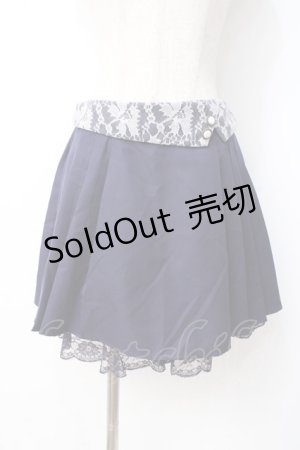 画像: axes femme / プリーツスカート  紺 Y-25-07-21-118-AX-SK-SZ-ZI