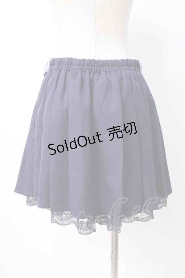 画像3: axes femme / プリーツスカート  紺 Y-25-07-21-118-AX-SK-SZ-ZI (3)