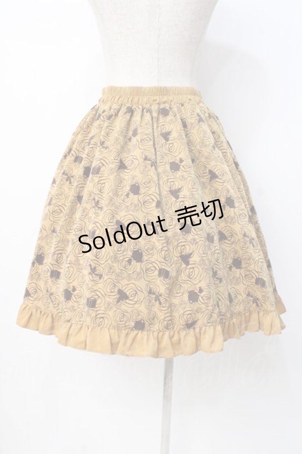 画像3: axes femme / 美女と野獣スカート  イエロー Y-25-07-21-126-AX-SK-SZ-ZT478 (3)