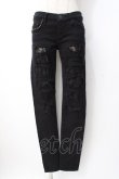 画像1: HYSTERIC GLAMOUR / ダメージレーススタッズパンツ XS 黒 Y-25-07-21-140-PU-PA-SZ-ZY (1)
