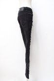 画像2: HYSTERIC GLAMOUR / ダメージレーススタッズパンツ XS 黒 Y-25-07-21-140-PU-PA-SZ-ZY (2)