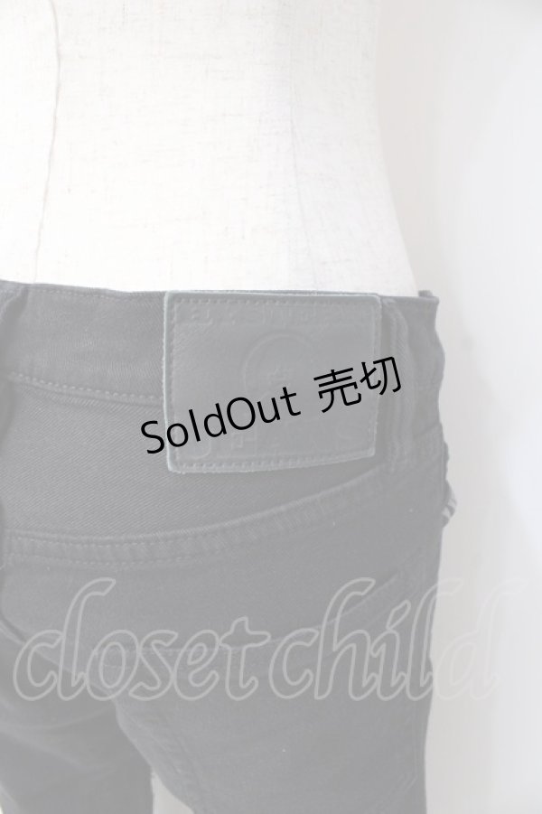 画像4: HYSTERIC GLAMOUR / ダメージレーススタッズパンツ XS 黒 Y-25-07-21-140-PU-PA-SZ-ZY (4)