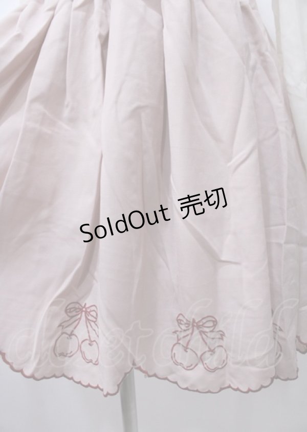 画像4: LIZ LISA / スカラップチェリーワンピース 0 ピンク Y-25-07-22-036-LO-OP-SZ-ZI (4)