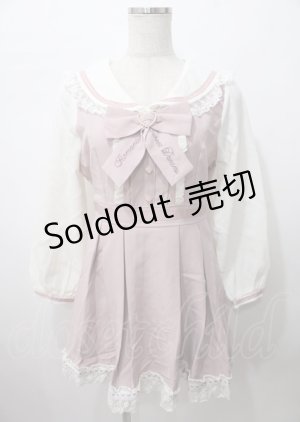 画像: LIZ LISA / セーラー衿ワンピース 0 ピンク Y-25-07-22-037-LO-OP-SZ-ZI