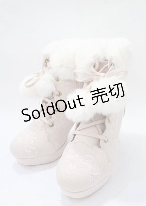 画像: LIZ LISA / 刺繍ショートブーツ L ピンク Y-25-07-22-005-LO-SH-SZ-ZY