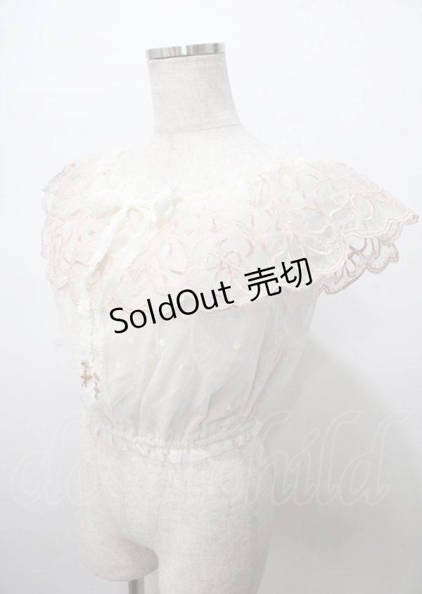 画像3: LIZ LISA / バレエ刺繍トップス 0 アイボリー Y-25-07-22-040-LO-TO-SZ-ZI (3)