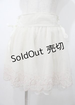 画像: LIZ LISA / バレエ刺繍スカート 0 アイボリー Y-25-07-22-041-LO-SK-SZ-ZI