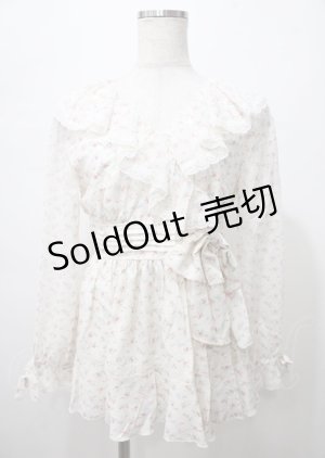 画像: LIZ LISA / 小花柄トップス 0 オフ白 Y-25-07-22-042-LO-TO-SZ-ZI
