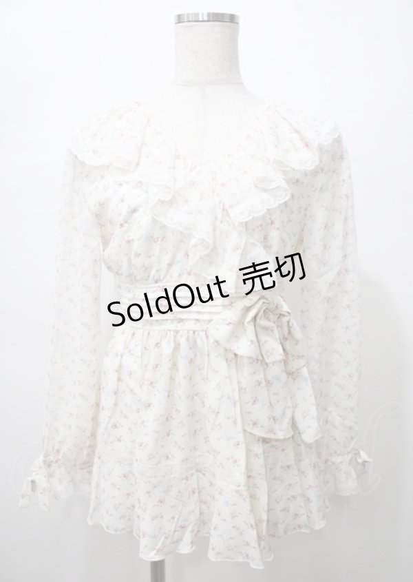 画像1: LIZ LISA / 小花柄トップス 0 オフ白 Y-25-07-22-042-LO-TO-SZ-ZI (1)