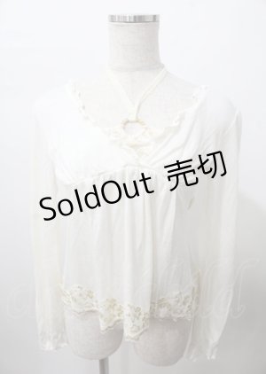 画像: LIZ LISA / 金刺繍トップス 0 アイボリー Y-25-07-22-052-LO-TO-SZ-ZY