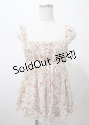 画像: LIZ LISA / 花柄梯子リボンキャミ 0 オフ Y-25-07-22-060-LO-TO-SZ-ZY