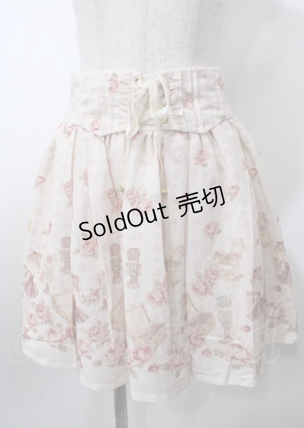 画像1: LIZ LISA / バレリーナ柄スカート 0 ベージュ Y-25-07-22-073-LO-SK-SZ-ZI (1)