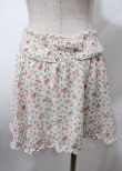 画像2: LIZ LISA / 小花柄シフォンミニスカート 0 オフ白 Y-25-07-22-075-LO-SK-SZ-ZI (2)