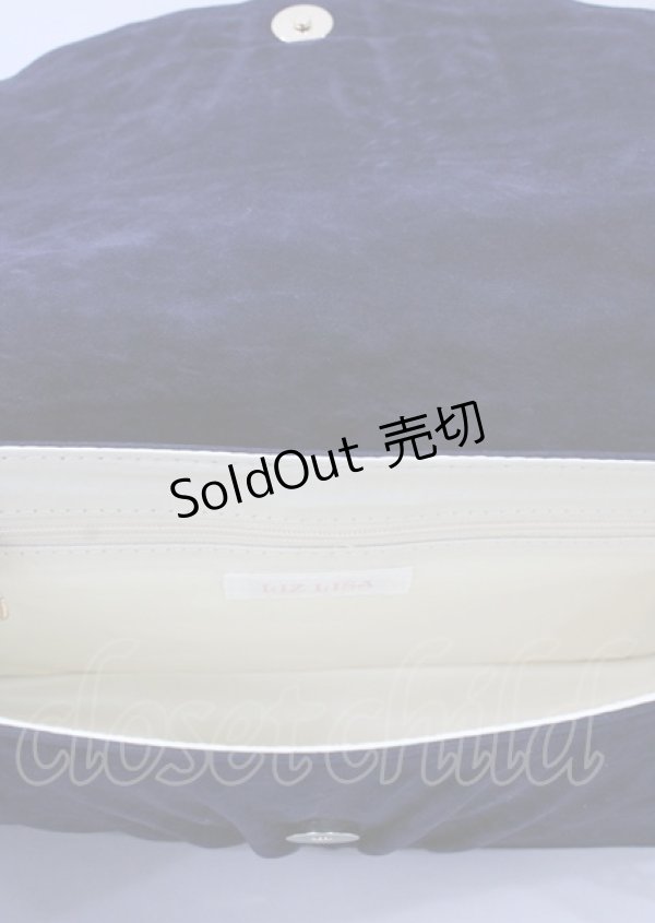 画像3: LIZ LISA / スカラップリボンバック  紺 Y-25-07-22-001-LO-BG-SZ-ZTK024 (3)