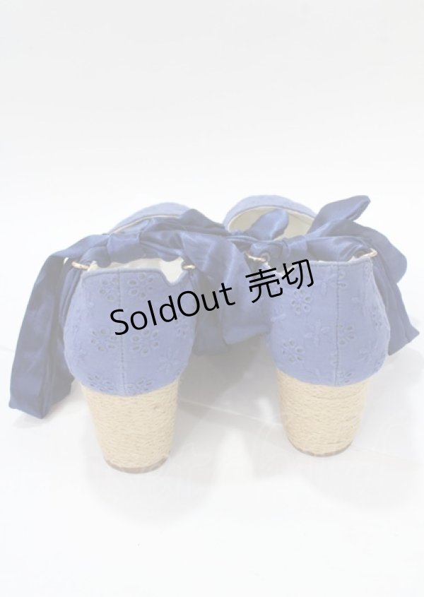 画像3: LIZ LISA / コットンレースバレリーナシューズ L 紺 Y-25-07-22-010-LO-SH-SZ-ZT501 (3)