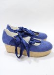 画像4: LIZ LISA / コットンレースバレリーナシューズ L 紺 Y-25-07-22-010-LO-SH-SZ-ZT501 (4)