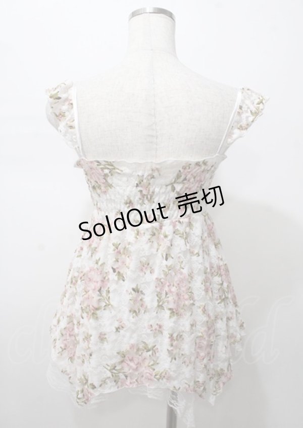画像2: LIZ LISA / フラワーレースキャミミニワンピース 0 オフ Y-25-07-22-012-LO-OP-SZ-ZT010 (2)