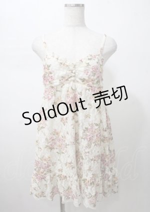 画像: LIZ LISA / お花レースキャミワンピース 0 アイボリー Y-25-07-22-014-LO-OP-SZ-ZI