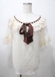 画像1: axes femme / レイヤードフリル楊柳トップス  生成り Y-25-07-23-037-AX-TO-SZ-ZY (1)