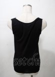 画像2: axes femme / ラメカットレースタンクトップ F 黒 Y-25-07-23-056-AX-TO-SZ-ZY (2)