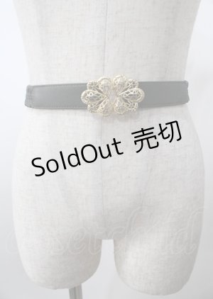 画像: F i.n.t / モチーフバックルゴムベルト  グリーン Y-25-07-23-008-CA-ZA-SZ-ZT486-F007