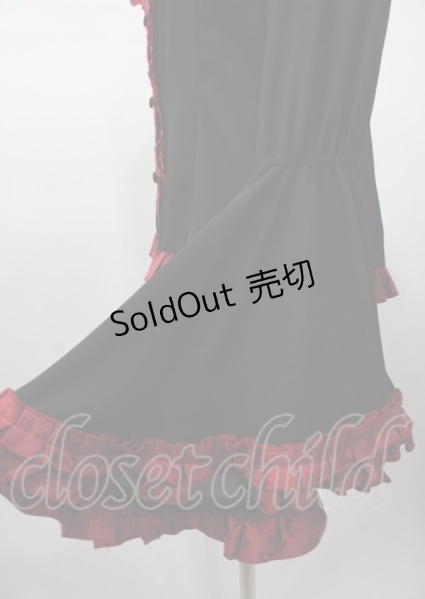 ATELIER PIERROT / 狂人による第九 赤黒ブラウス 赤黒 Y-25-07