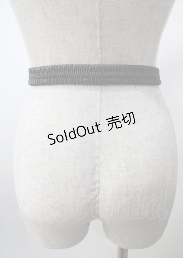 画像2: F i.n.t / モチーフバックルゴムベルト  グリーン Y-25-07-23-008-CA-ZA-SZ-ZT486-F007 (2)