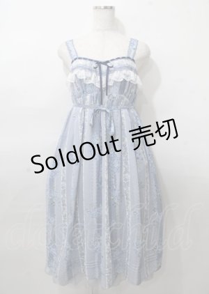 画像: axes femme / 紫陽花柄Aラインワンピース F ブルー Y-25-07-23-066-AX-OP-SZ-ZT476