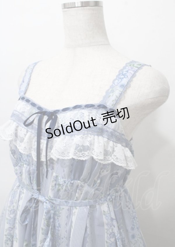 画像3: axes femme / 紫陽花柄Aラインワンピース F ブルー Y-25-07-23-066-AX-OP-SZ-ZT476 (3)