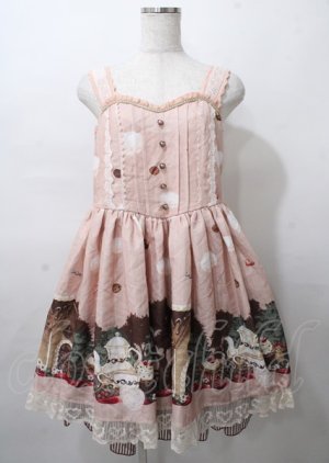 画像: axes femme kawaii / スウィーツベアワンピース  ピンク Y-25-07-23-069-AX-OP-SZ-ZY