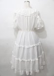 画像2: axes femme POETIQUE / リボン付ドーリーロングワンピース M 生成り Y-25-07-23-071-AX-OP-SZ-ZY (2)