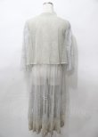 画像2: axes femme / レイヤード風レースガウン  グレー Y-25-07-23-078-AX-TO-SZ-ZY (2)