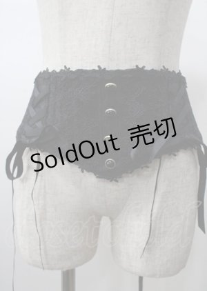 画像: miss poit / 夜明けの歌ロリィタエレガントコルセット  黒 Y-25-07-23-011-LO-TO-0-ZY